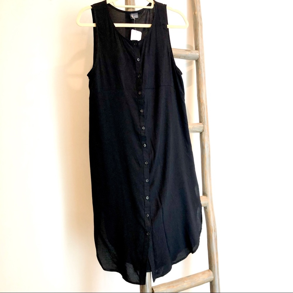 UO Sparkle and Fade Black Dress / Tunic